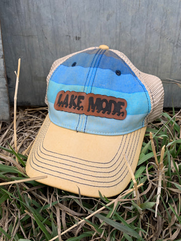 Lake Mode Leather Patch Hat